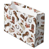Land en Floral Large Cft Bag Groot Cadeauzakje (Voorkant Gekanteld)