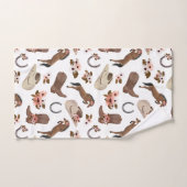 Land en Floral White Bad Handdoek (Handdoek)