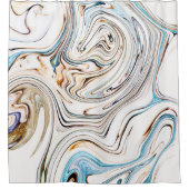 Land en oceaan douchegordijn (Voorkant)