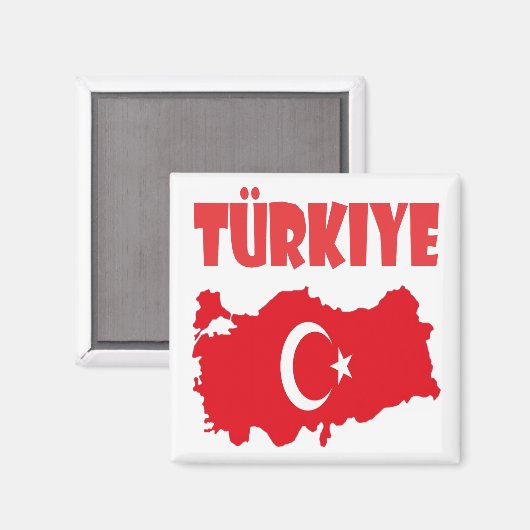Land- en ventilatorontwerp Turkije Magneet (Voorkant / Achterkant)