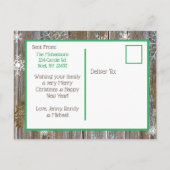 Land en Western Cowboy Boots Christmas Kaart (Achterkant)