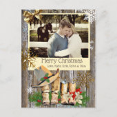 Land en Western Cowboy Boots Christmas Kaart (Voorkant)