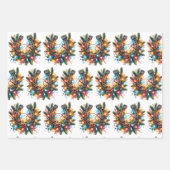 Land en Western kerstfeest Inpakpapier Vel (Voorkant 2)