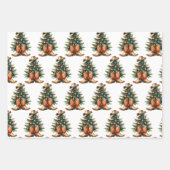 Land en Western kerstfeest Inpakpapier Vel (Voorkant)