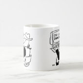 Land- en Westerne lijndansende Cartoon Koffiemok (Center)