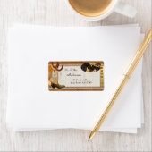 Land en Westerne paarden Etiket (Insitu)