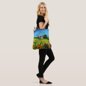LAND- EN ZONNEMERS IN TUSCANY TOTE BAG (Op model)