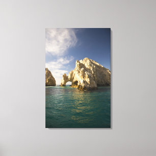 Land End, Arch bij Cabo San Lucas, Baja Canvas Afdruk