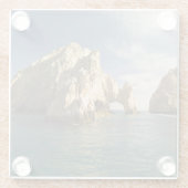 Land End, Arch bij Cabo San Lucas, Baja Glazen Onderzetter (Achterkant)
