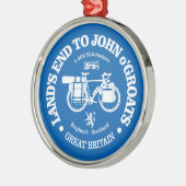 Land End to John o'Groats (fietsen) Metalen Ornament (Links)