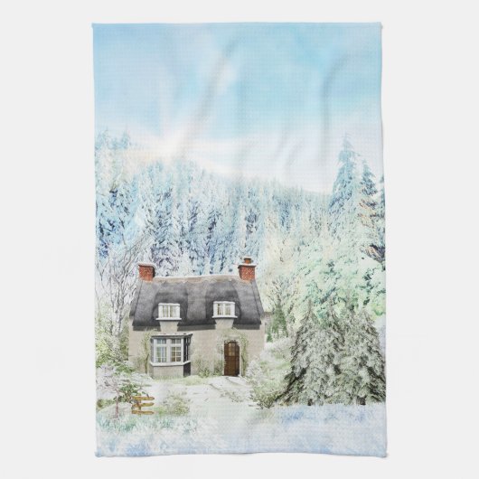 Land Engels Cottage Theedoek (Verticaal)