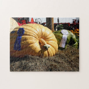 Land Fair Giant Pumpkin Blue Ribbon Legpuzzel