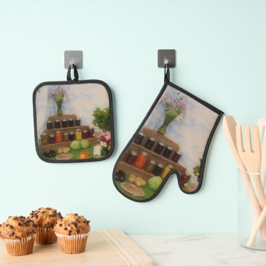 Land Fair Groenten Ovenwant & Pannenlap Set (Insitu(Ophanging))