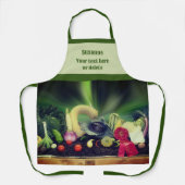 Land Fair Prijs Groenten Gepersonaliseerd Schort (Voorkant)