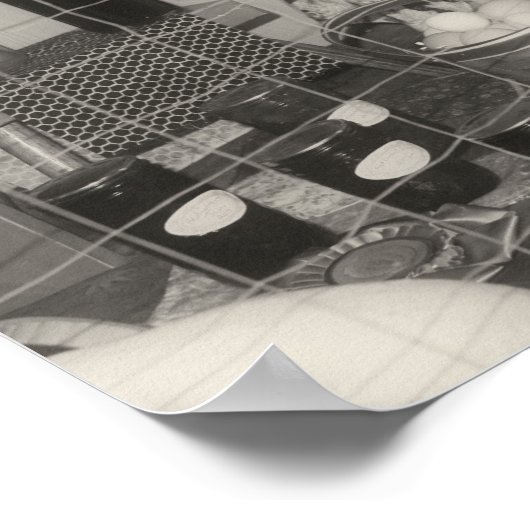 Land Fair producten vertonen gedeeltelijke kleur Poster (Hoek)