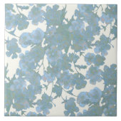 Land Flora op Franse Buttercream Large Tegeltje (Voorkant)