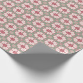 Land Floral Block  Tiled Pattern Cadeaupapier (Hoek)