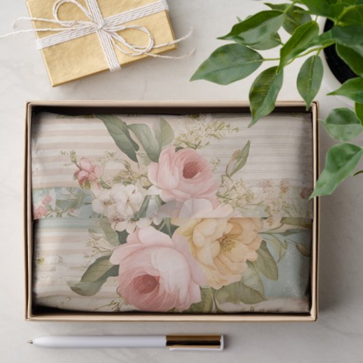 land Floral Decoupage Tissue Paper Tissuepapier (Geschenk)