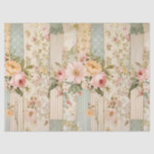  land Floral Decoupage Tissue Paper Tissuepapier (Voorkant)