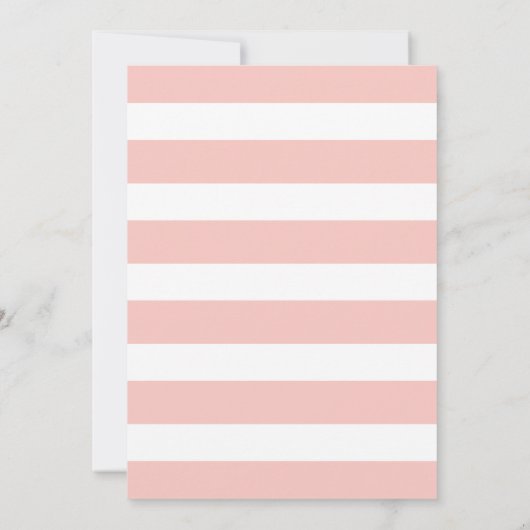 Land Floral Gingham Pink Blue Wedding Kaart (Achterkant)