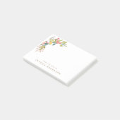  land Floral met naam Post-it® Notes (Schuin)