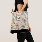 Land Floral Monogram Tote Bag (Dichtbij)