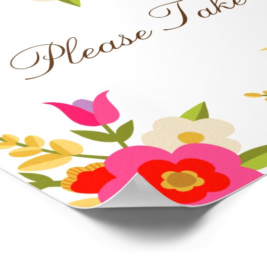 Land Flowers Party Favor Poster (Hoek)