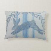 Land Franse Bunny Rabbit Accent Kussen (Achterkant)