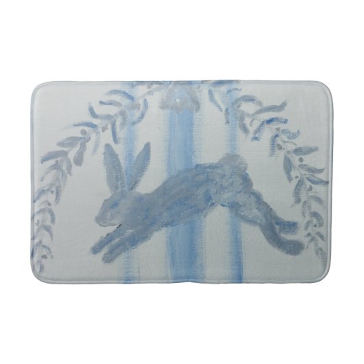 Land Franse Bunny Rabbit Badmat (Voorkant)