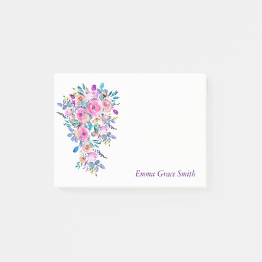 Land Franse Floral Post-it® Notes (Voorkant)