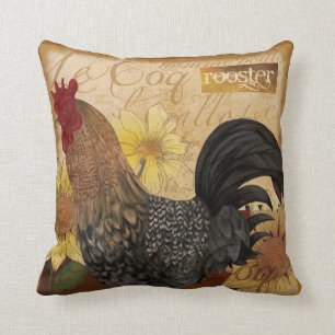 Land Franse Rooster Pillow Kussen