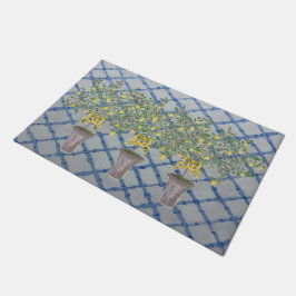Land French Lemon Tree Lemons Doormat Rug Deurmat