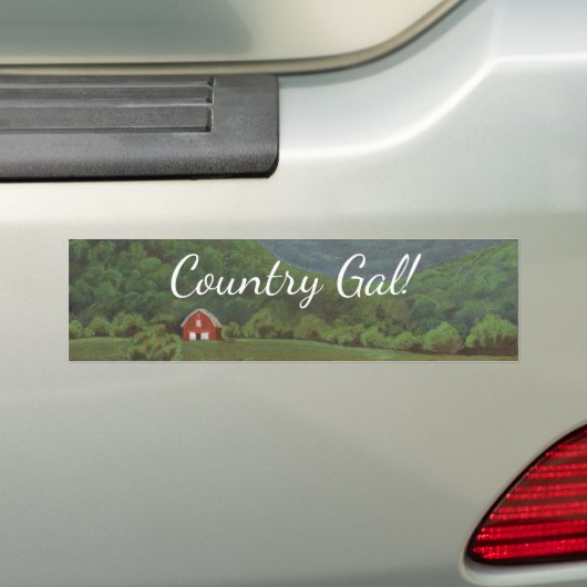 Land Gal Bumpersticker (Op auto)