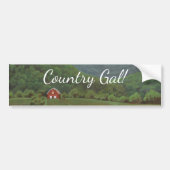 Land Gal Bumpersticker (Voorkant)