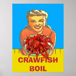 Land Gal Crawfish Boil, Poster