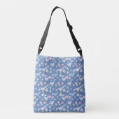 land ganzenpatroon monogram crossbody tas (Achterkant)