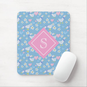 land ganzenpatroon monogram muismat