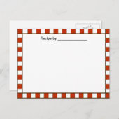 Land gecontroleerd Recipe blanco #2-kaart Briefkaart (Voorkant / Achterkant)