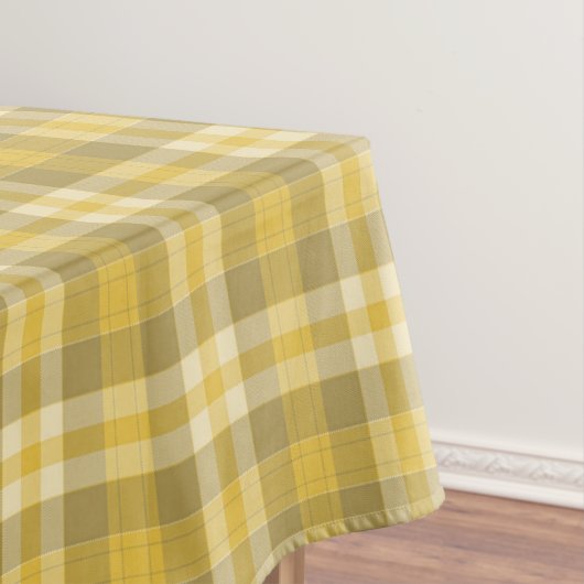 Land Geel Plaid Tafelkleed (Voorbeeld)