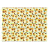 Land gestreept vlinders en zonnebloemen tafelkleed (Voorkant (Horizontaal))