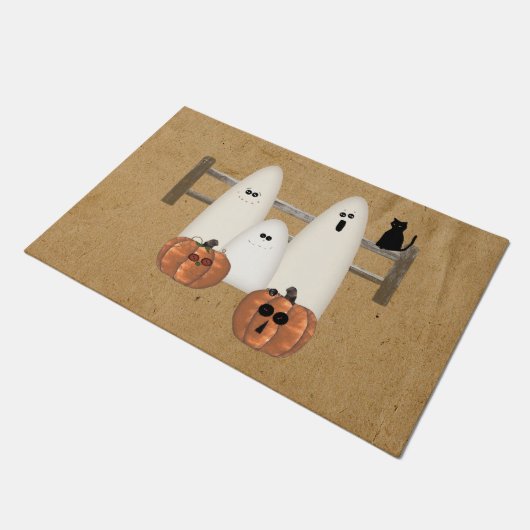 Land Ghosts Halloween Deurmat (Schuin)