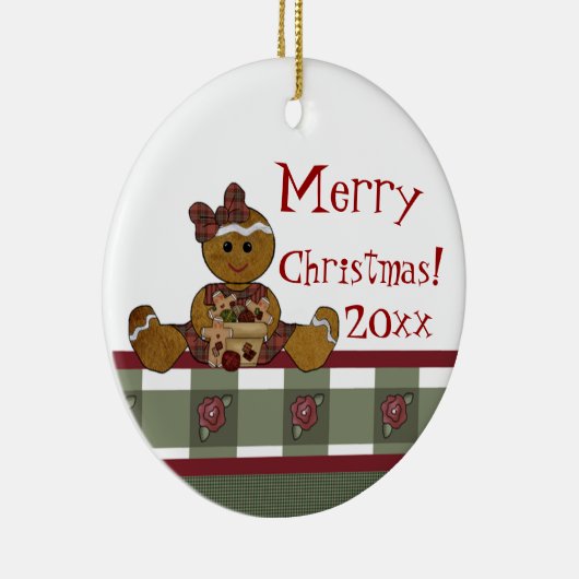 Land Gingerbrood Ornament (Rechts)