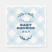 Land Gingham Baby shower Servetten (Voorkant)