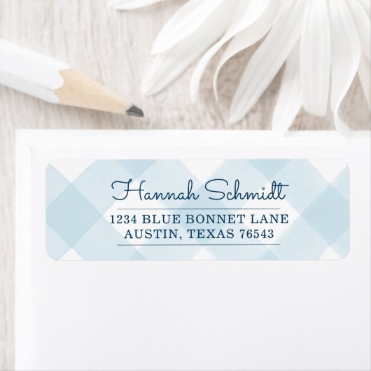 Land Gingham Etiket (Insitu)