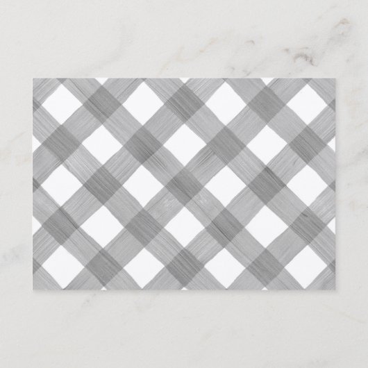 Land Gingham Kaarten invoegen (Achterkant)