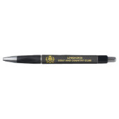 Land & Golfclub Logo Telefoon Lederen Textuur Pen (Voorkant)