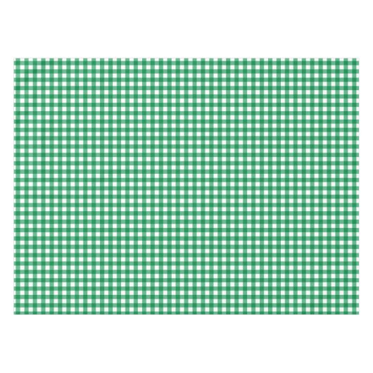 Land Green Gingham Tafelkleed (Voorkant (Horizontaal))