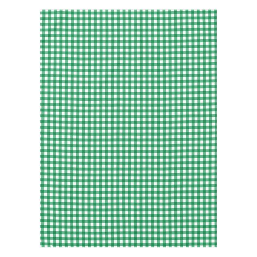 Land Green Gingham Tafelkleed (Voorkant)