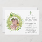 Land Greenery First Heilige Communie Kaart (Voorkant)