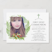 Land Greenery First Heilige Communie Kaart (Voorkant)